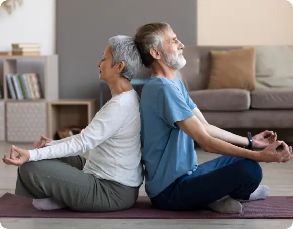 Active adults in Tampa focusing on mental clarity and nervous system balance to prevent functional decline, illustrating the modern approach to longevity.